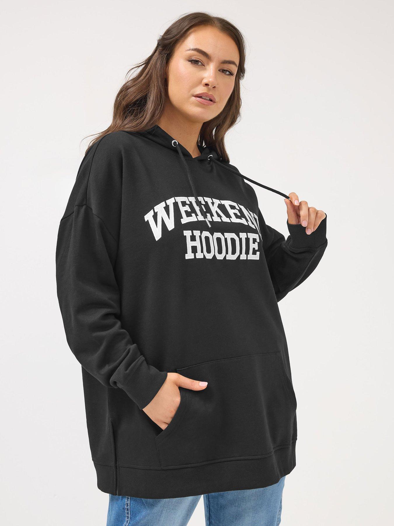  image of yours-curve-weekend-hoodie-black