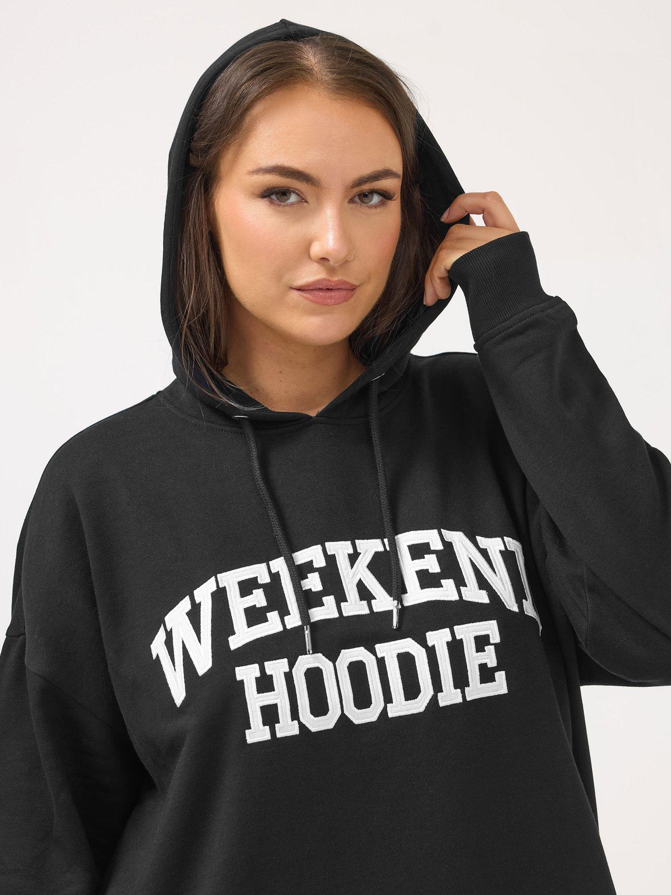  image of yours-curve-weekend-hoodie-black