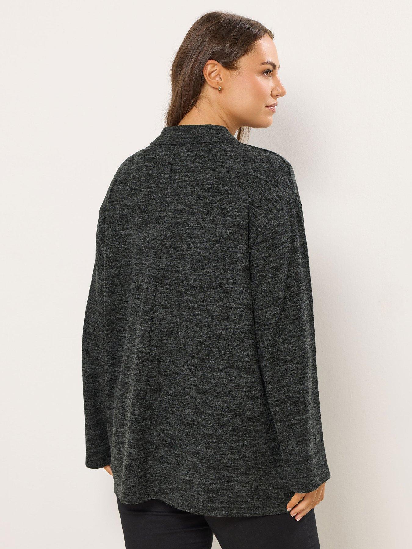  image of yours-curve-collared-jumper-grey