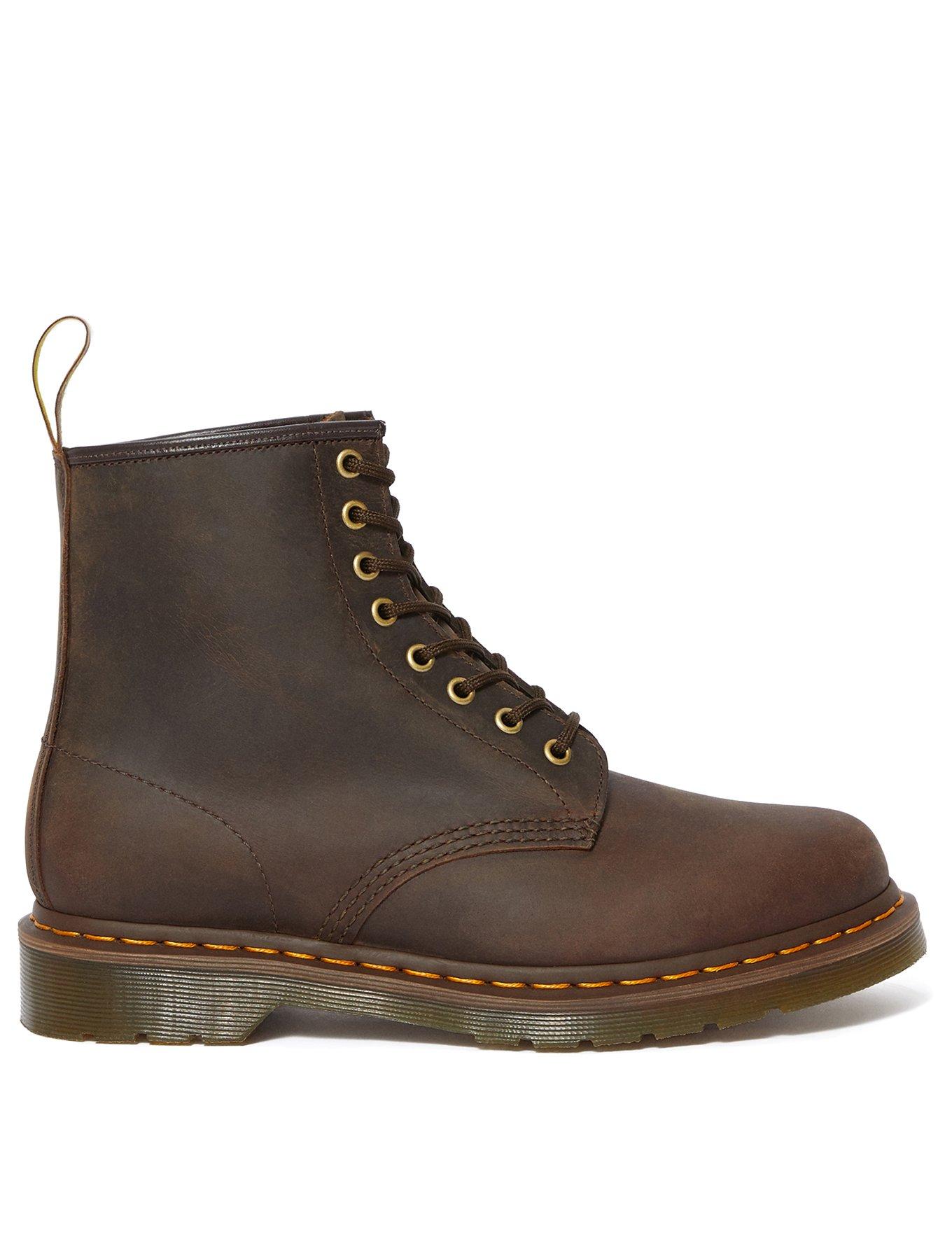 Dr Martens 1460 Crazy Horse - Dark Brown