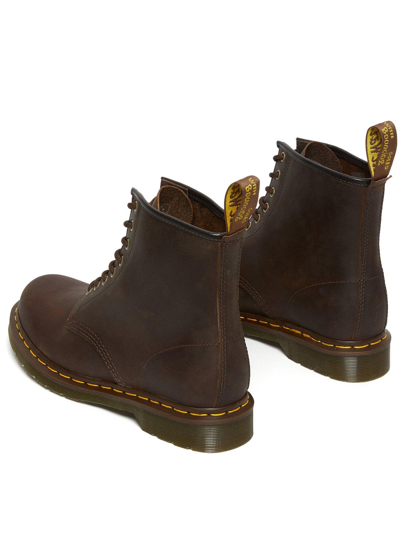  image of dr-martens-1460-crazy-horse-dark-brown
