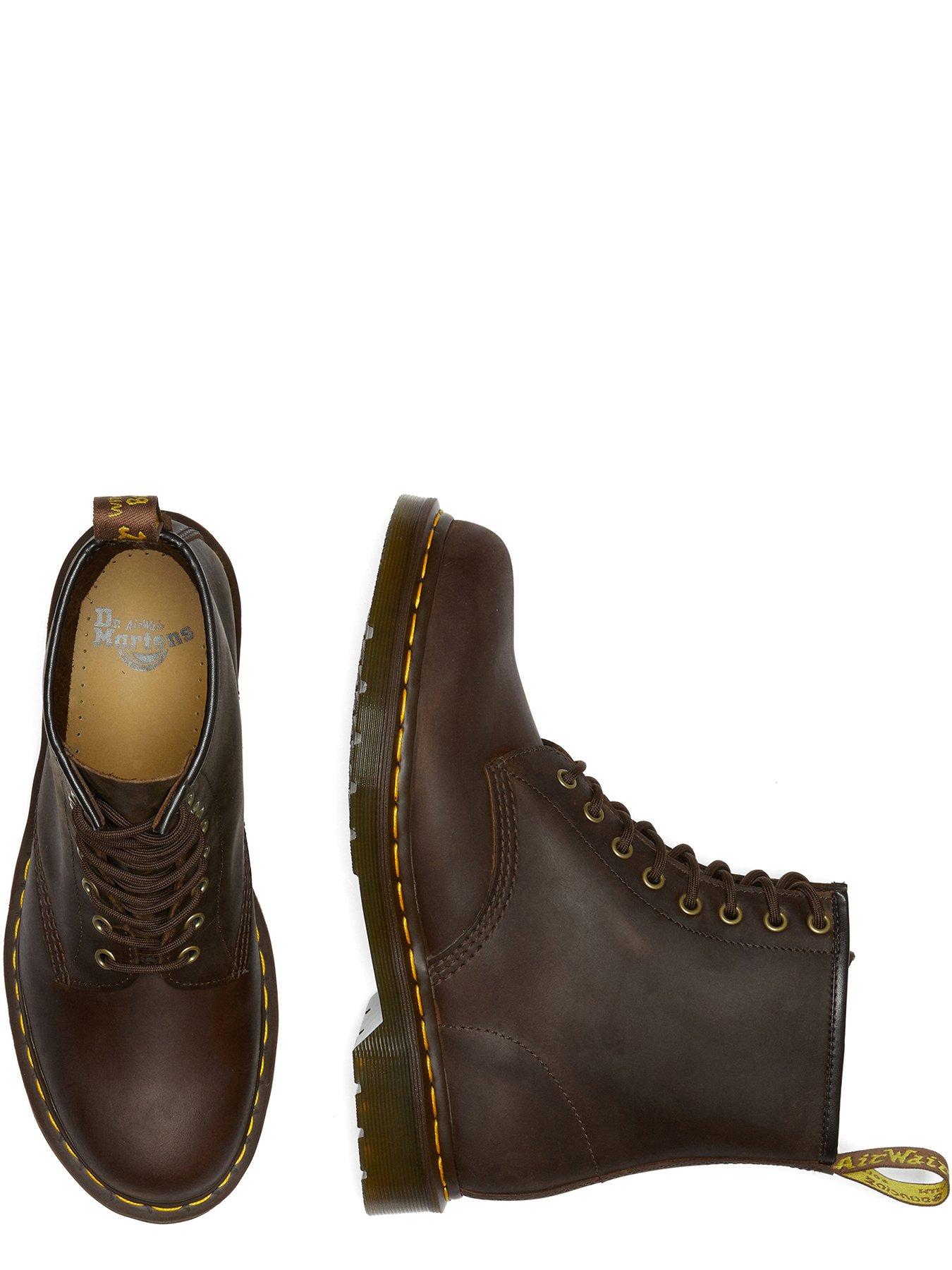  image of dr-martens-1460-crazy-horse-dark-brown