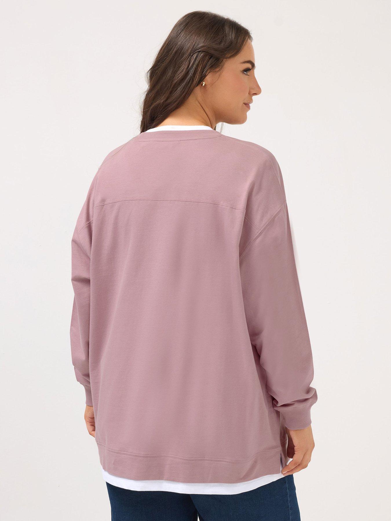 Image 2 of 4 of Yours Curve 2 In 1 Jumper - Pink