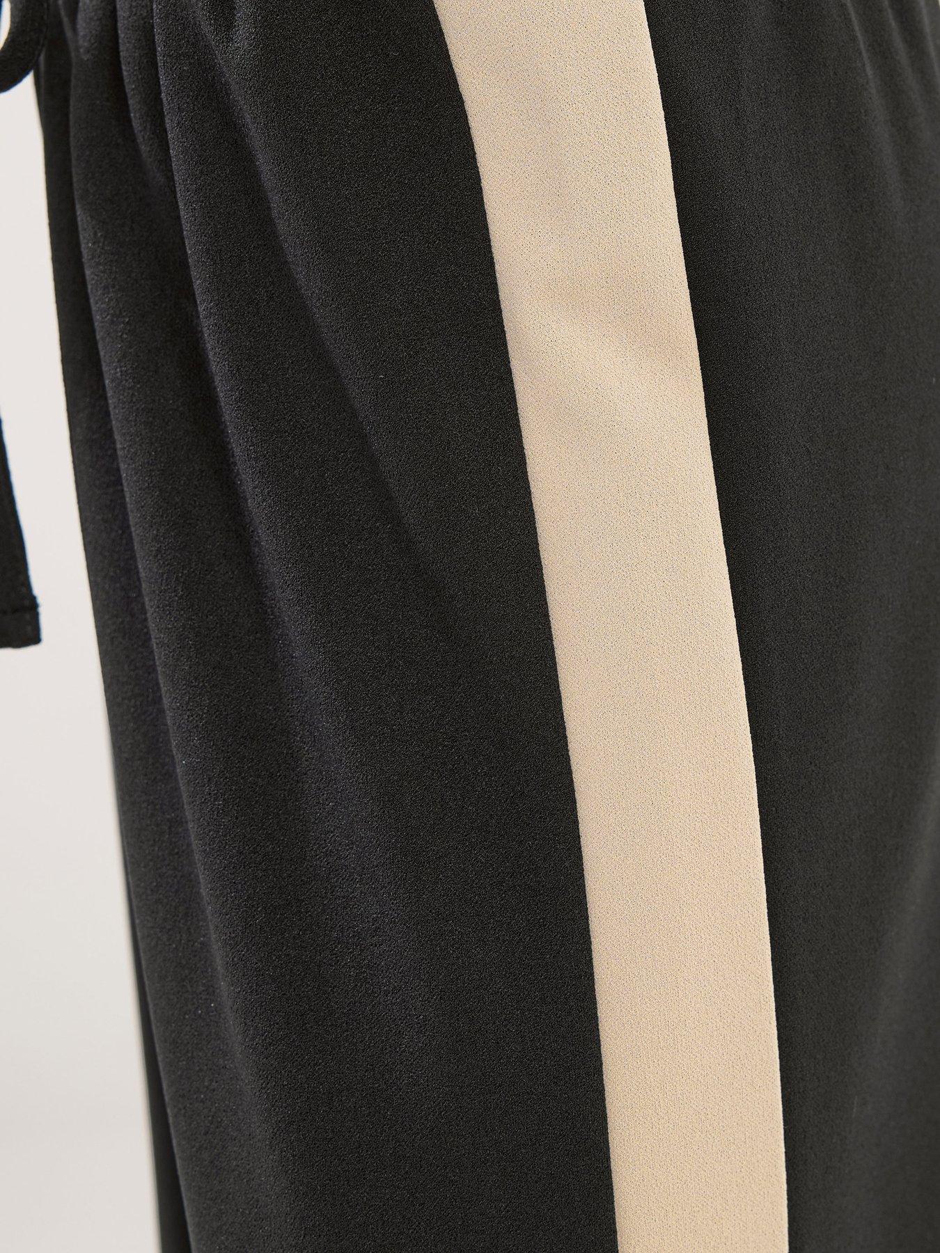  image of pixiegirl-petite-satin-scuba-wide-leg-trouser-black