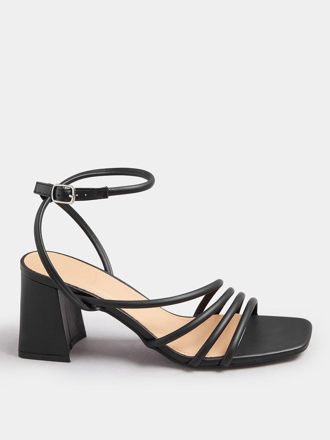  image of yours-standard-fit-asymmetric-block-heel-black