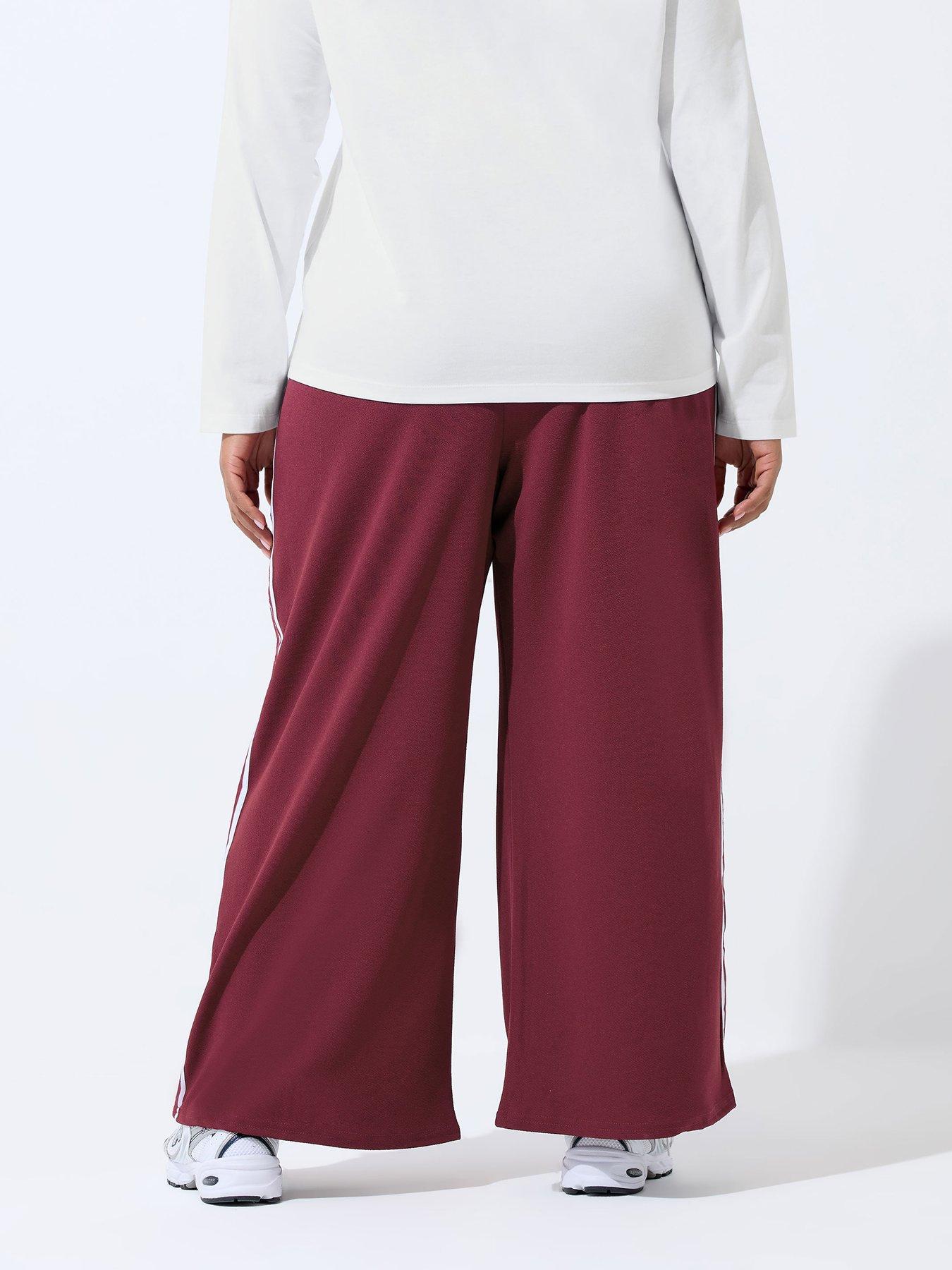 Image 2 of 5 of Yours Curve Tape Trouser - Red