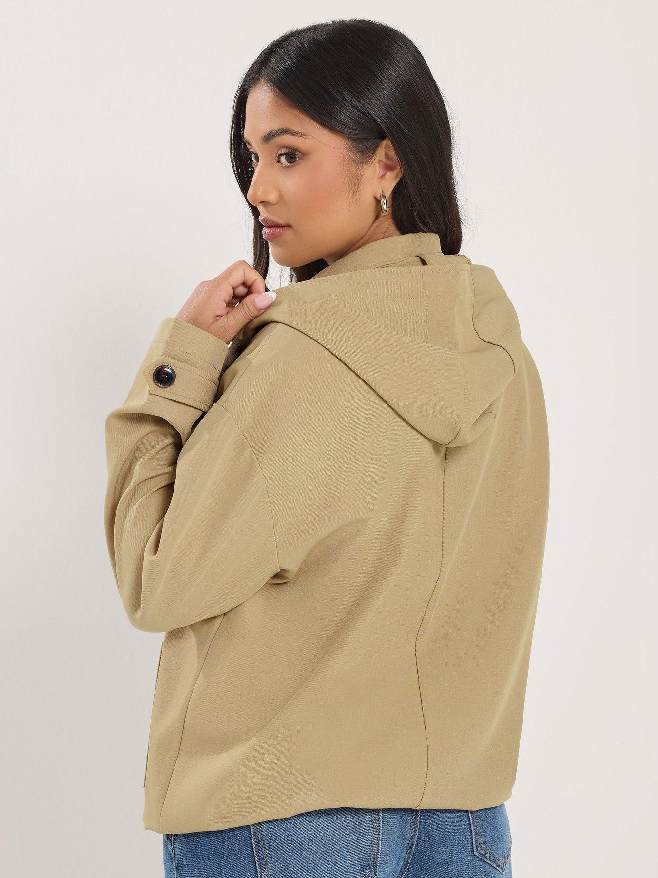Image 2 of 5 of PixieGirl Petite Hooded Drawcord Jacket
