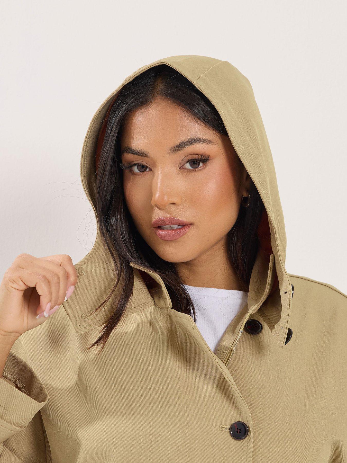 Image 4 of 5 of PixieGirl Petite Hooded Drawcord Jacket