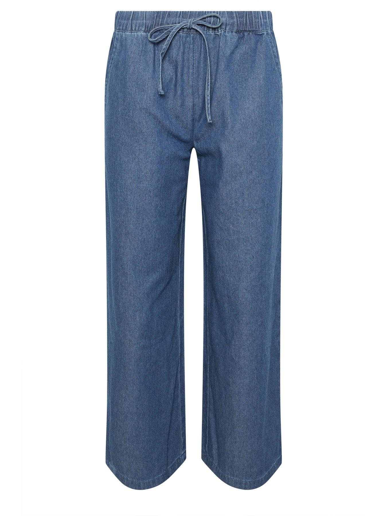 Image 5 of 5 of PixieGirl Petite Pull On Wide Leg Jean