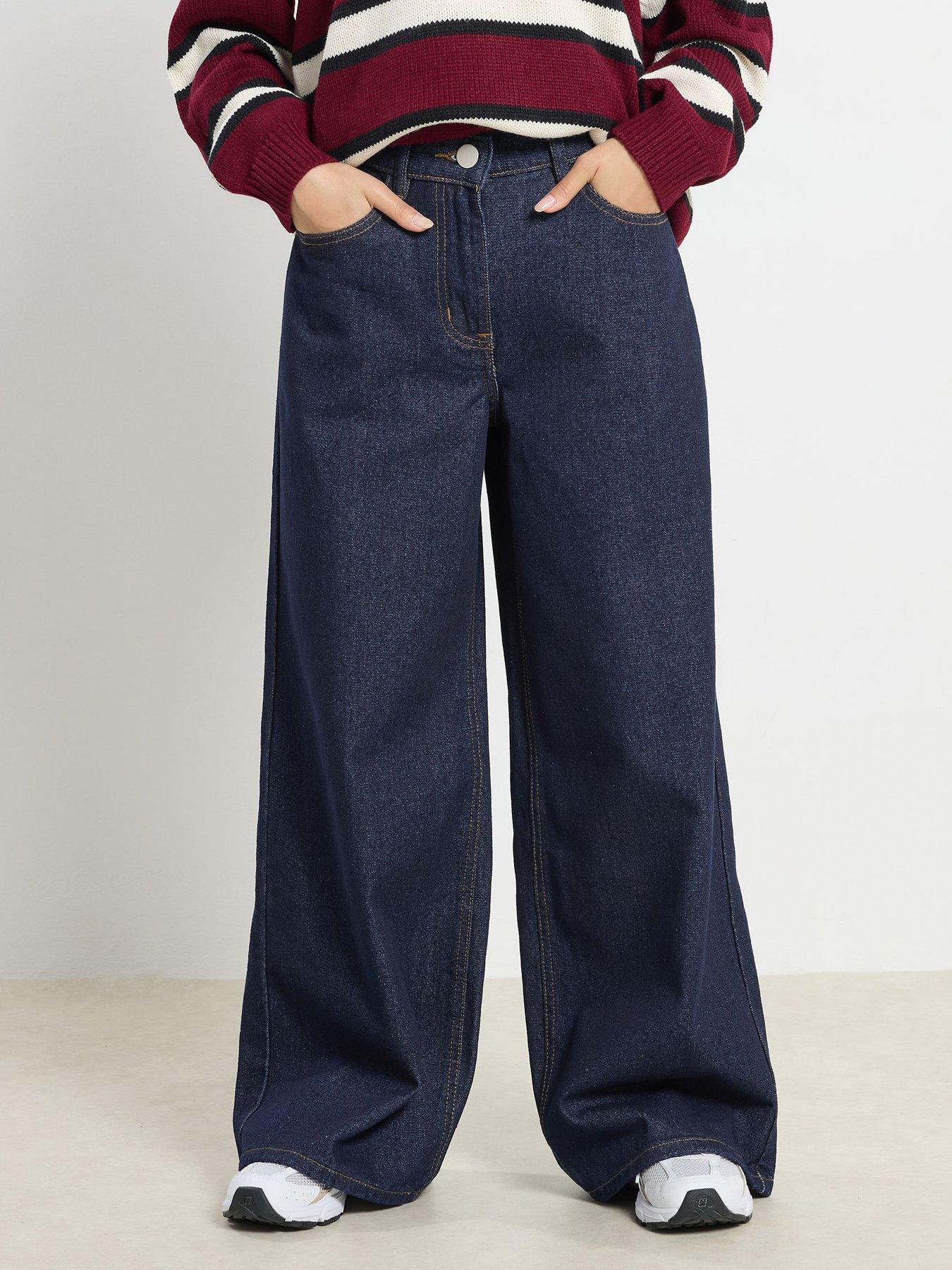  image of pixiegirl-petite-wide-leg-stretch-waist-jean