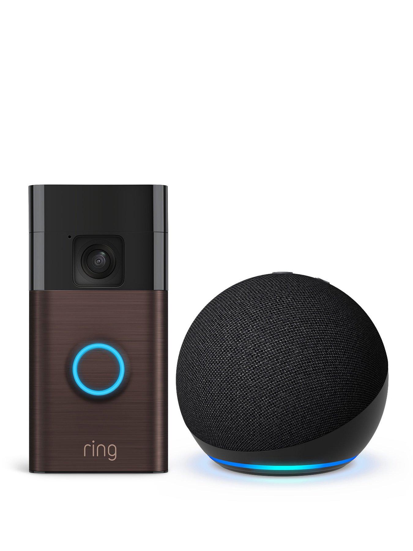 RING 3rd Gen Doorbell and Echo Dot