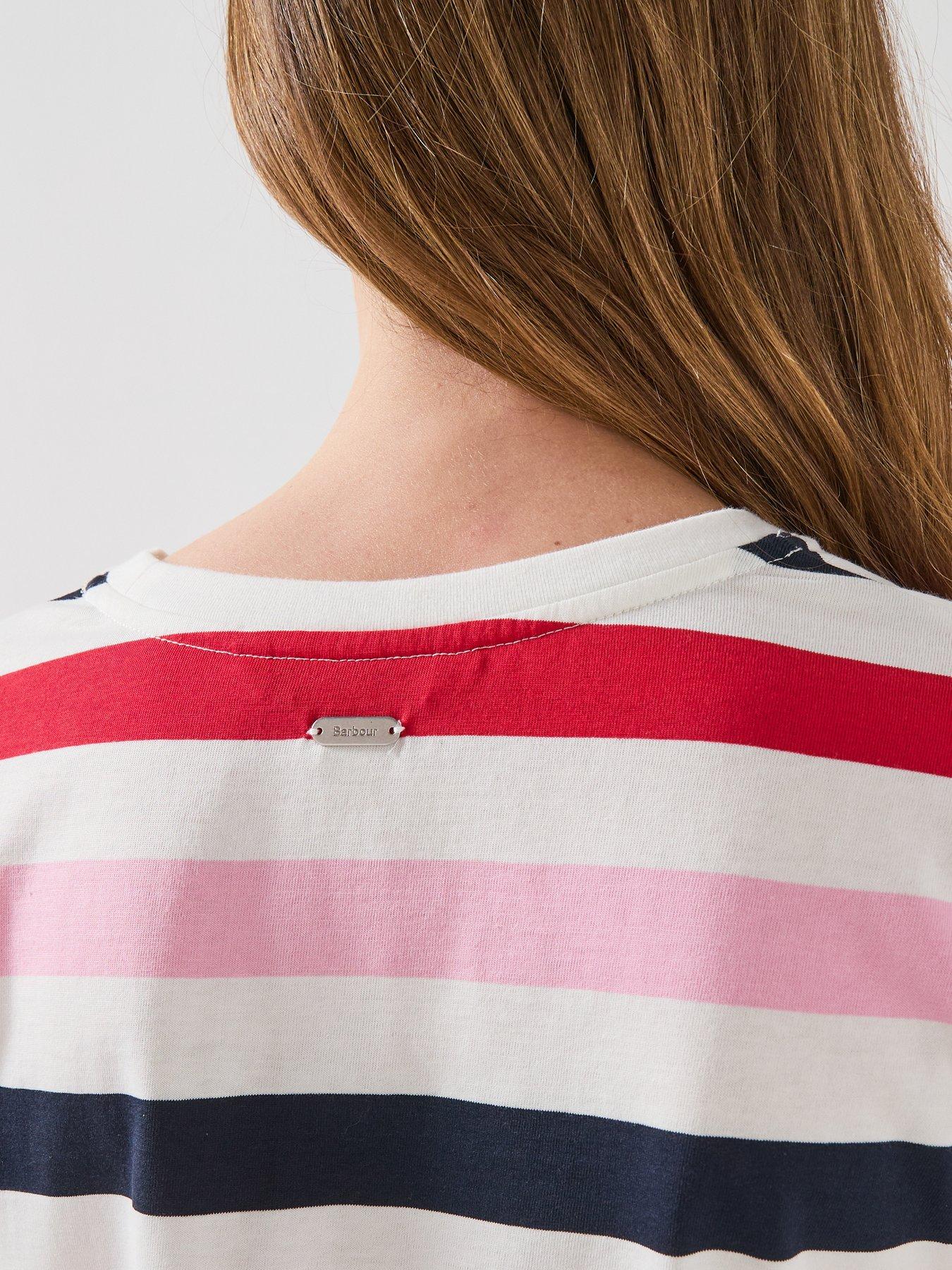  image of barbour-lyndale-top-red