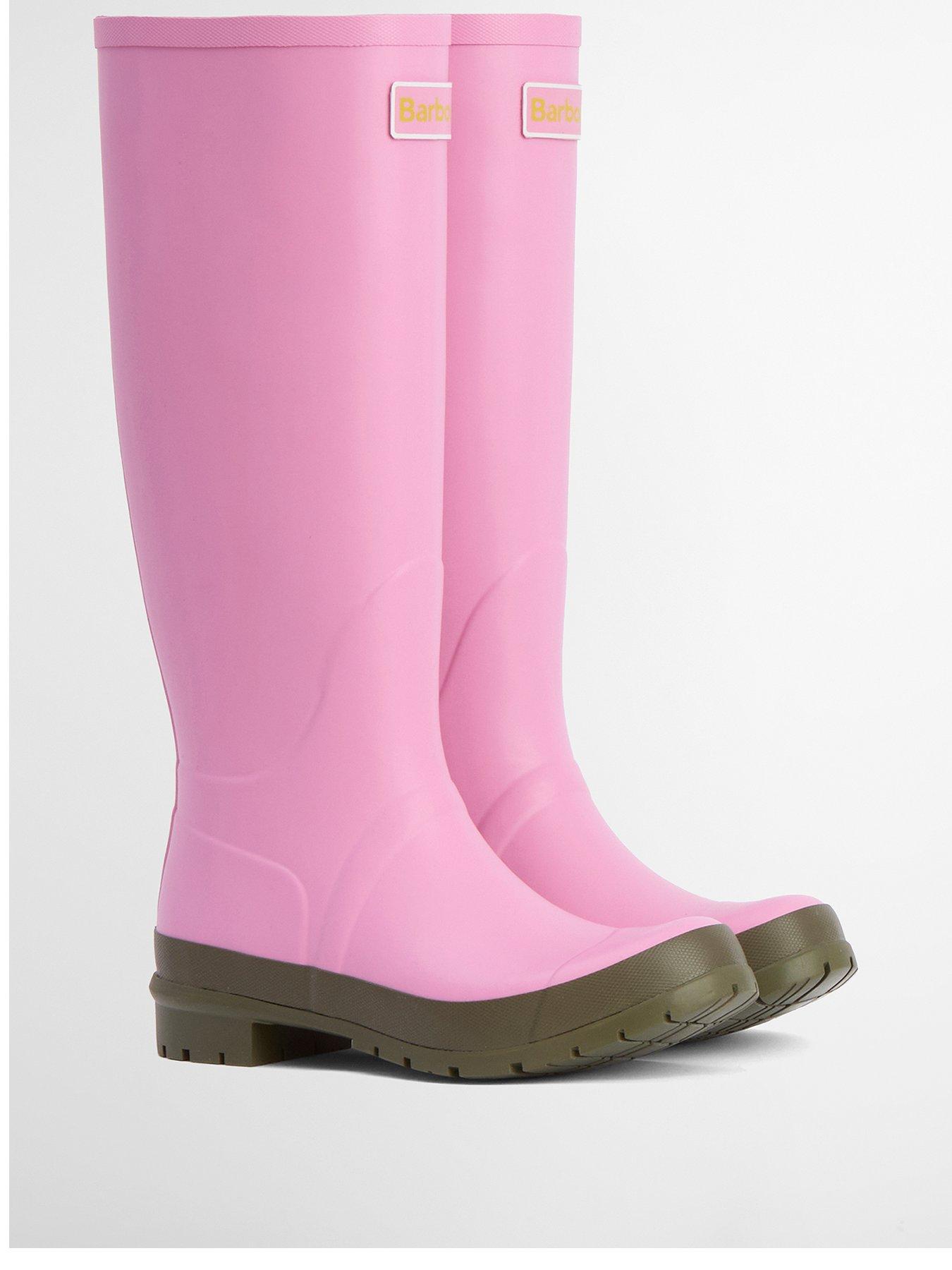 image of barbour-abbey-tall-welly-pink