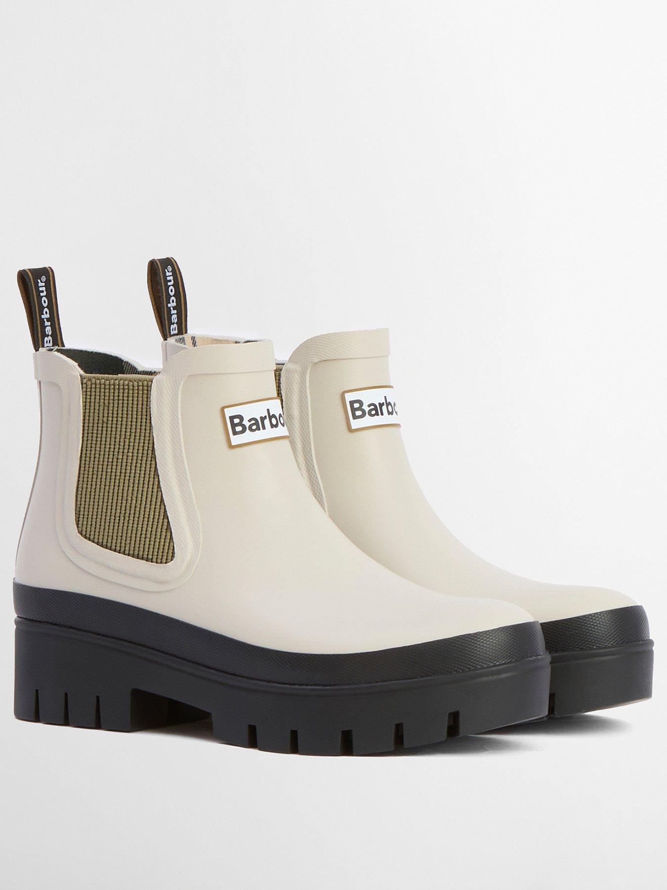 Image 2 of 3 of Barbour Halton Chelsea Welly - Light Oak/Bleached Olive