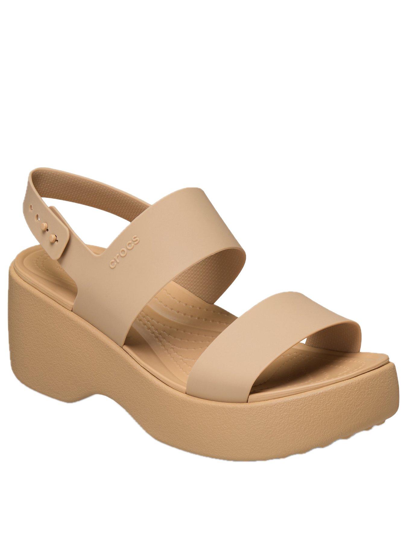 Image 2 of 6 of Crocs Brooklyn Sky Sandal - Cashew