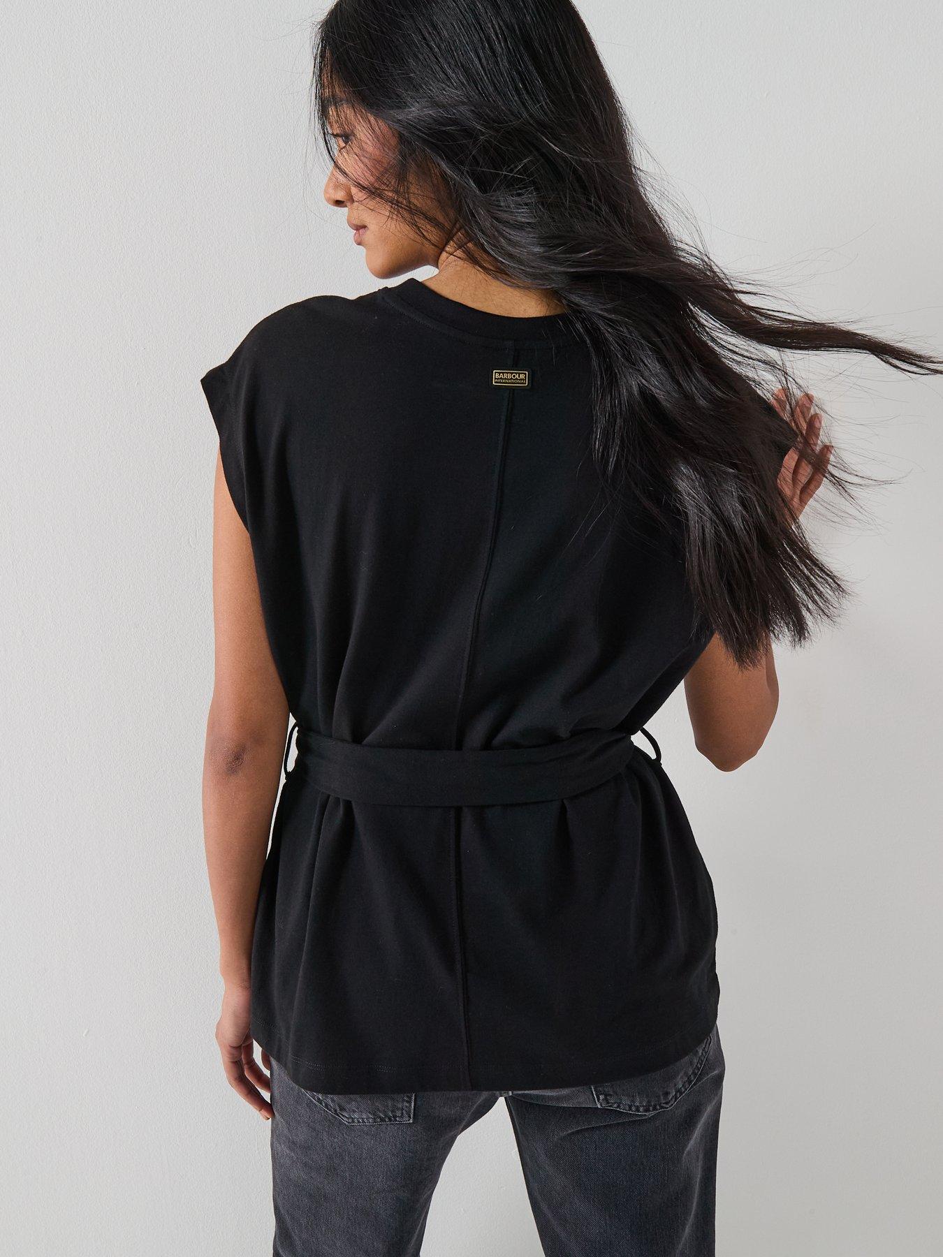 stillFront image of barbour-international-alexis-top-black