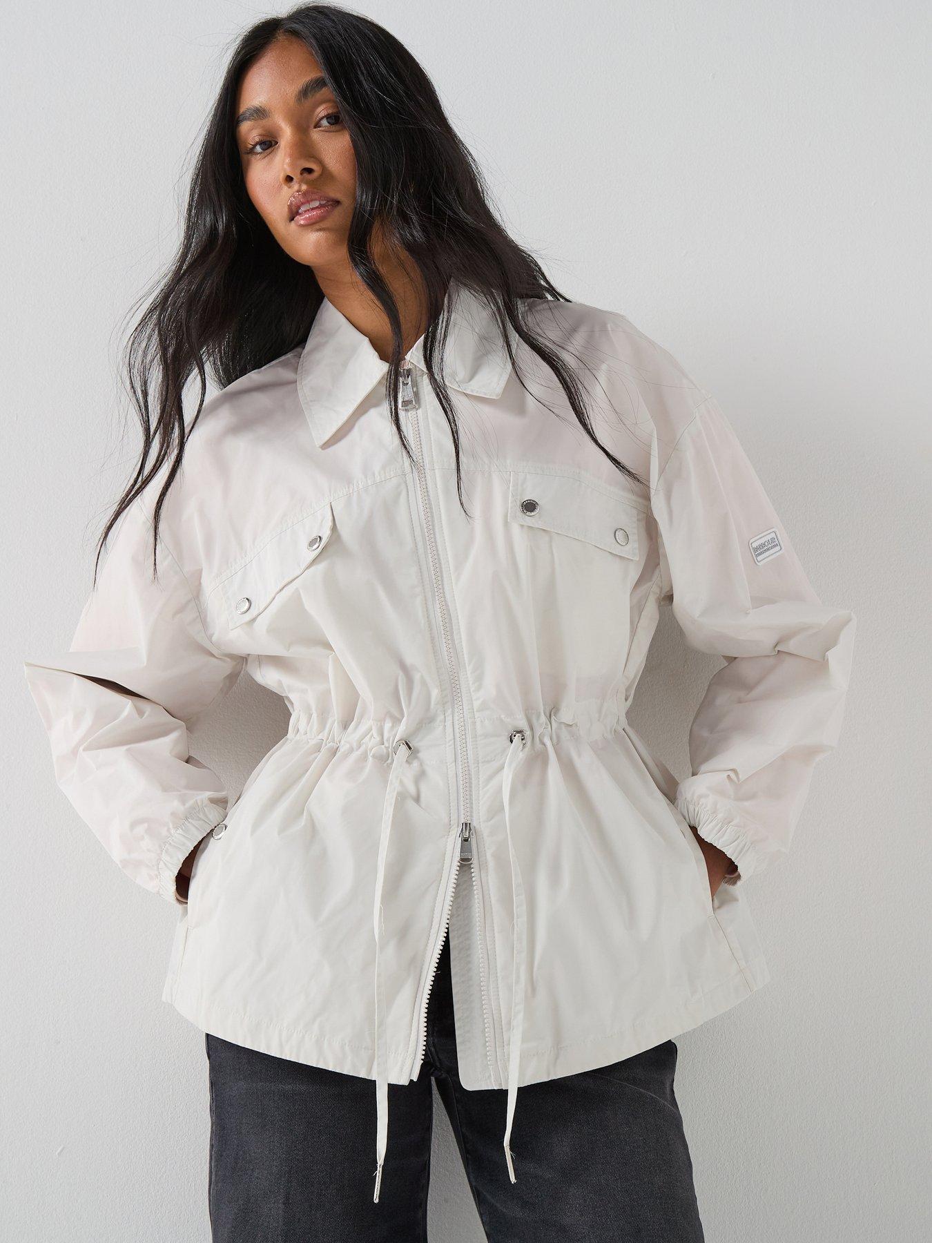  image of barbour-international-womens-octavia-showerproof-jacket-grey