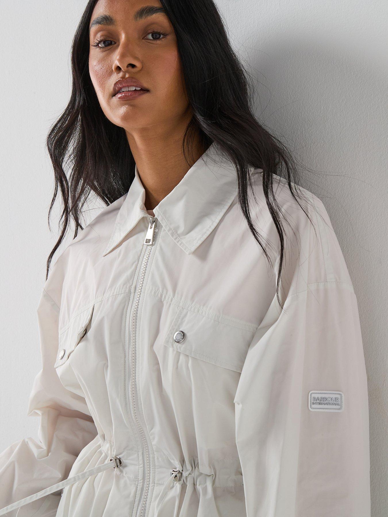  image of barbour-international-womens-octavia-showerproof-jacket-grey