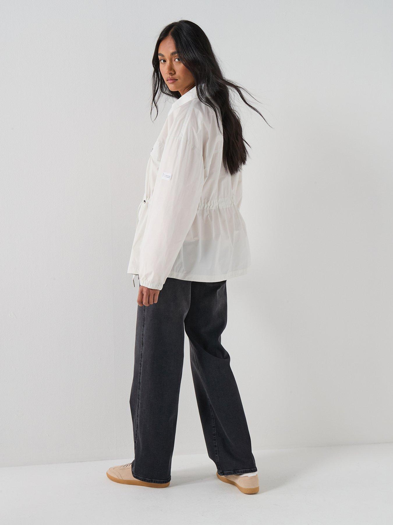  image of barbour-international-womens-octavia-showerproof-jacket-grey