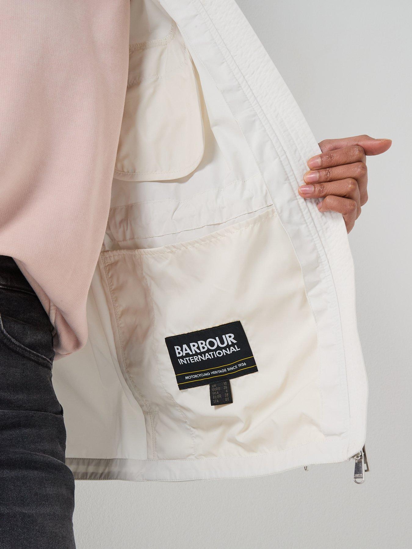  image of barbour-international-womens-octavia-showerproof-jacket-grey