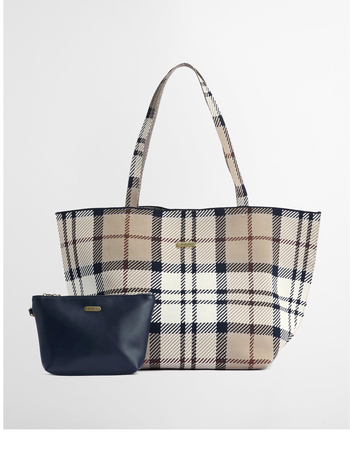 Barbour Layla Large Tote Bag - Rosewood Tartan