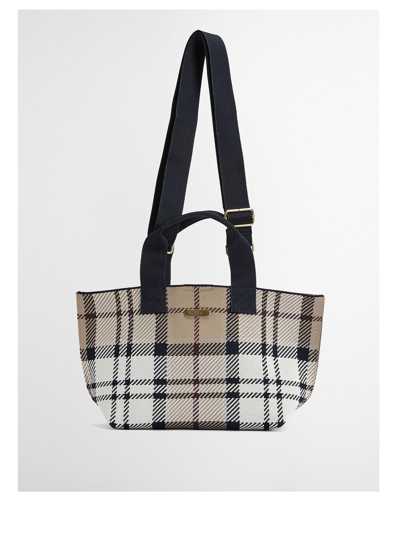 Barbour Layla Tartan Mini Tote Bag - Rosewood Tartan