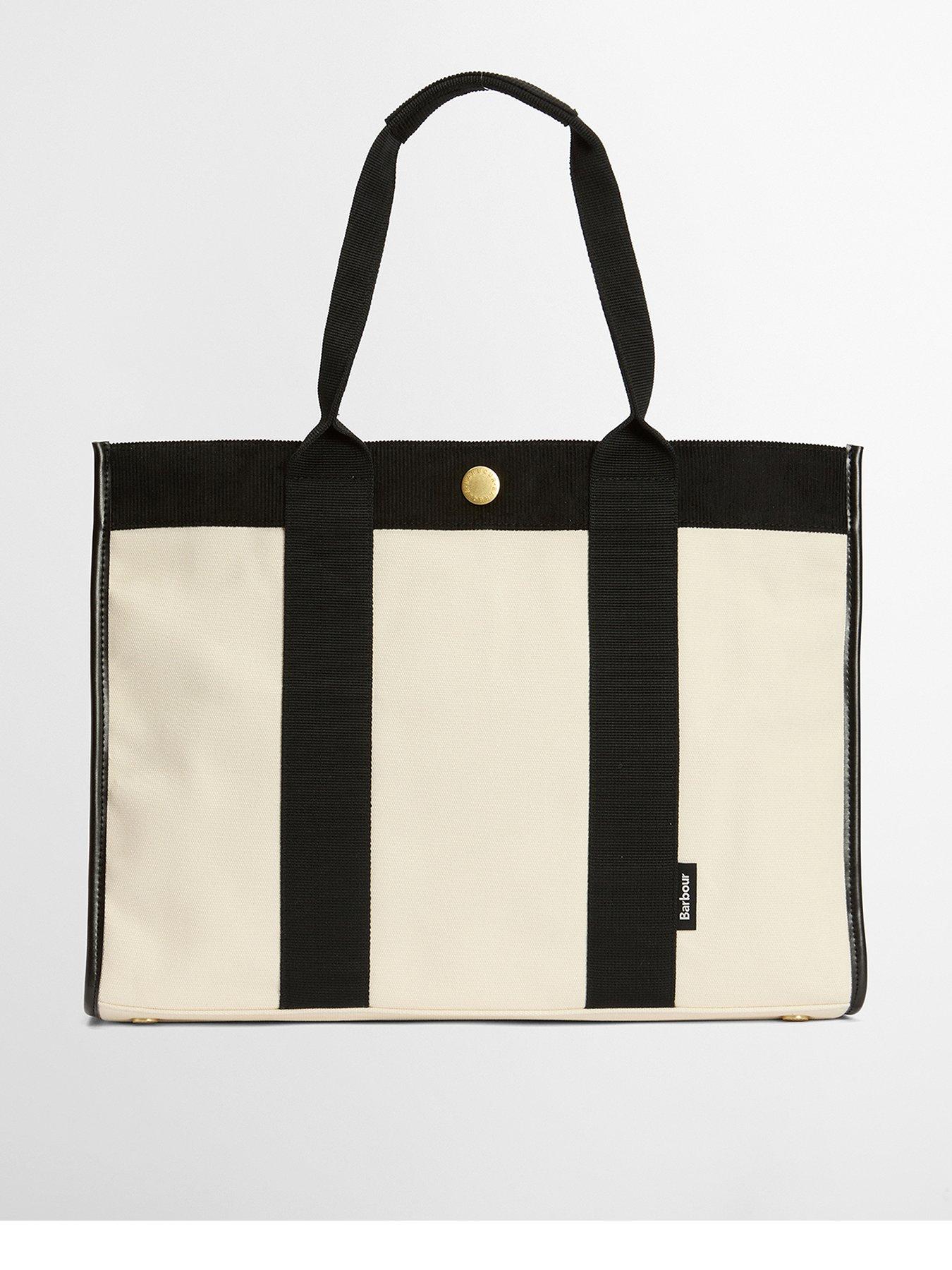  image of barbour-selena-large-tote-bag-ecru