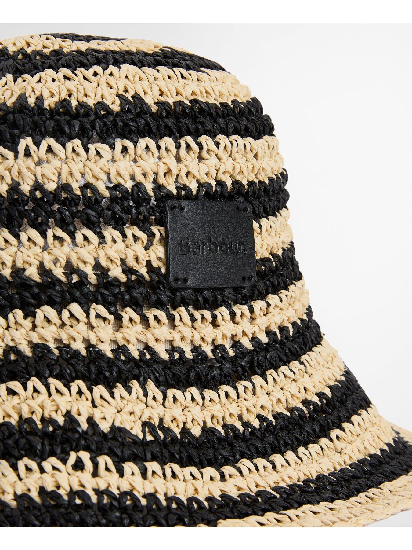 Image 3 of 3 of Barbour Annie Crochet Hat - Black/ecru