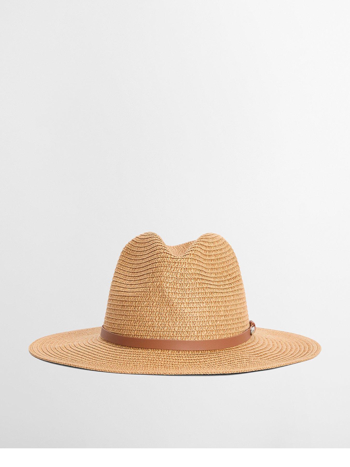 Image 1 of 2 of Barbour Evelyn Braid Trilby Hat - Tan
