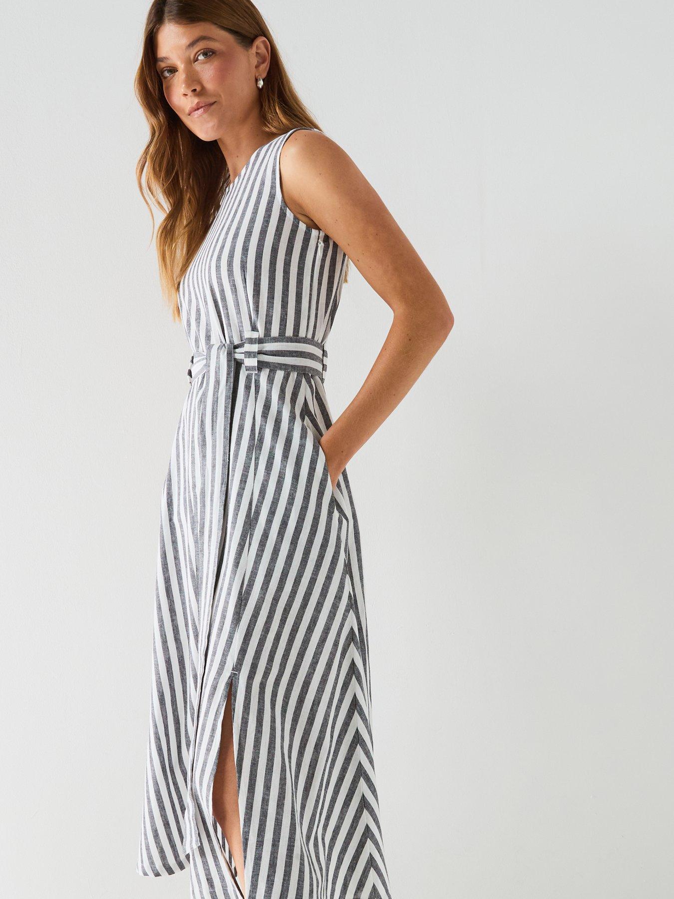 Image 5 of 6 of Barbour Inez Midi Dress - Navy