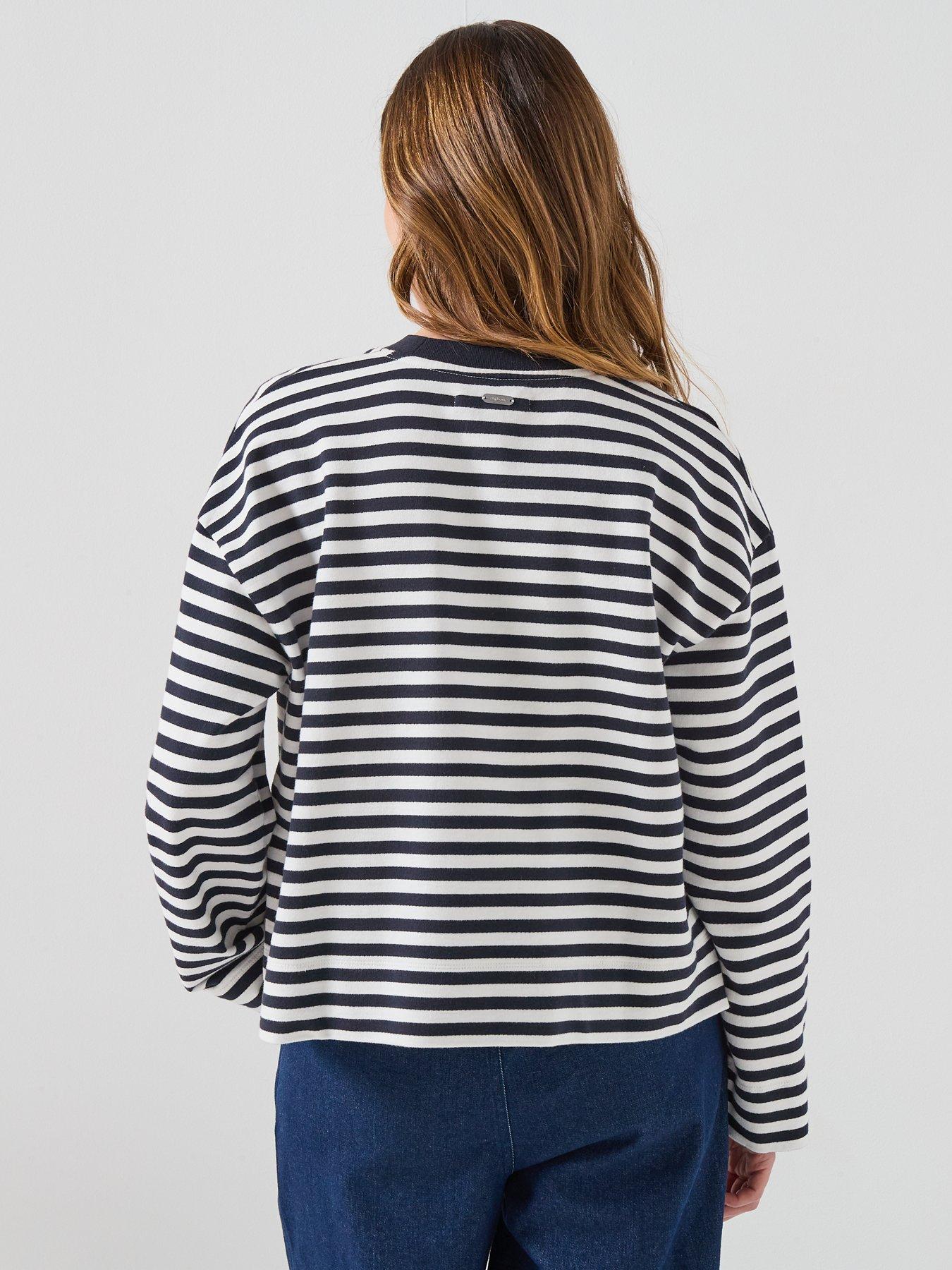  image of barbour-gabby-sweatshirt-navy