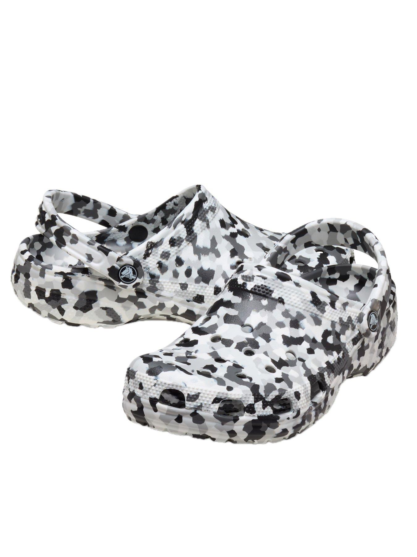Image 6 of 6 of Crocs Classic Confetti Clog - Black/White