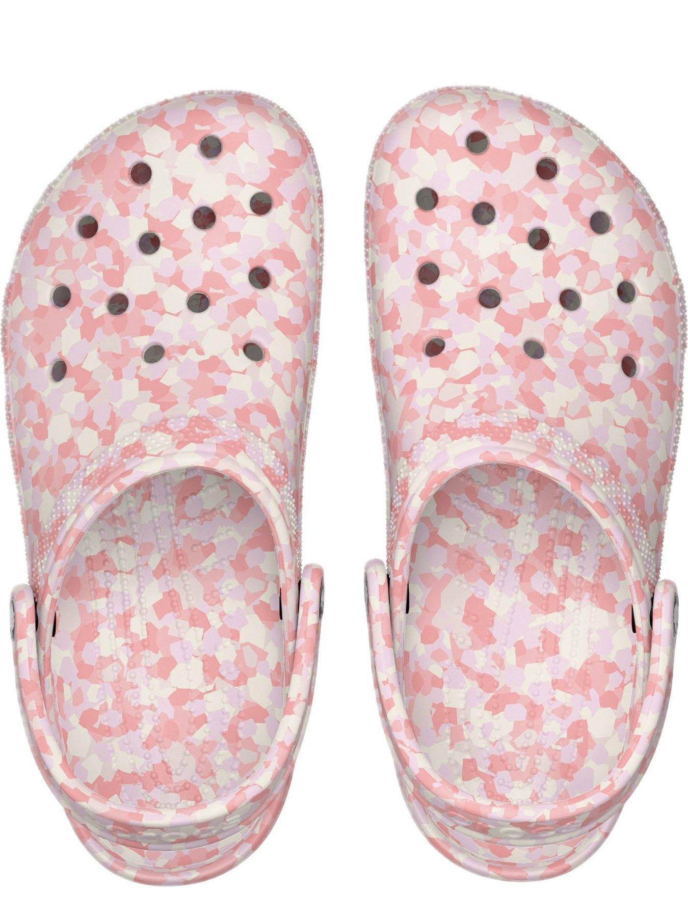 Image 4 of 6 of Crocs Classic Confetti Clog - Pink Milk