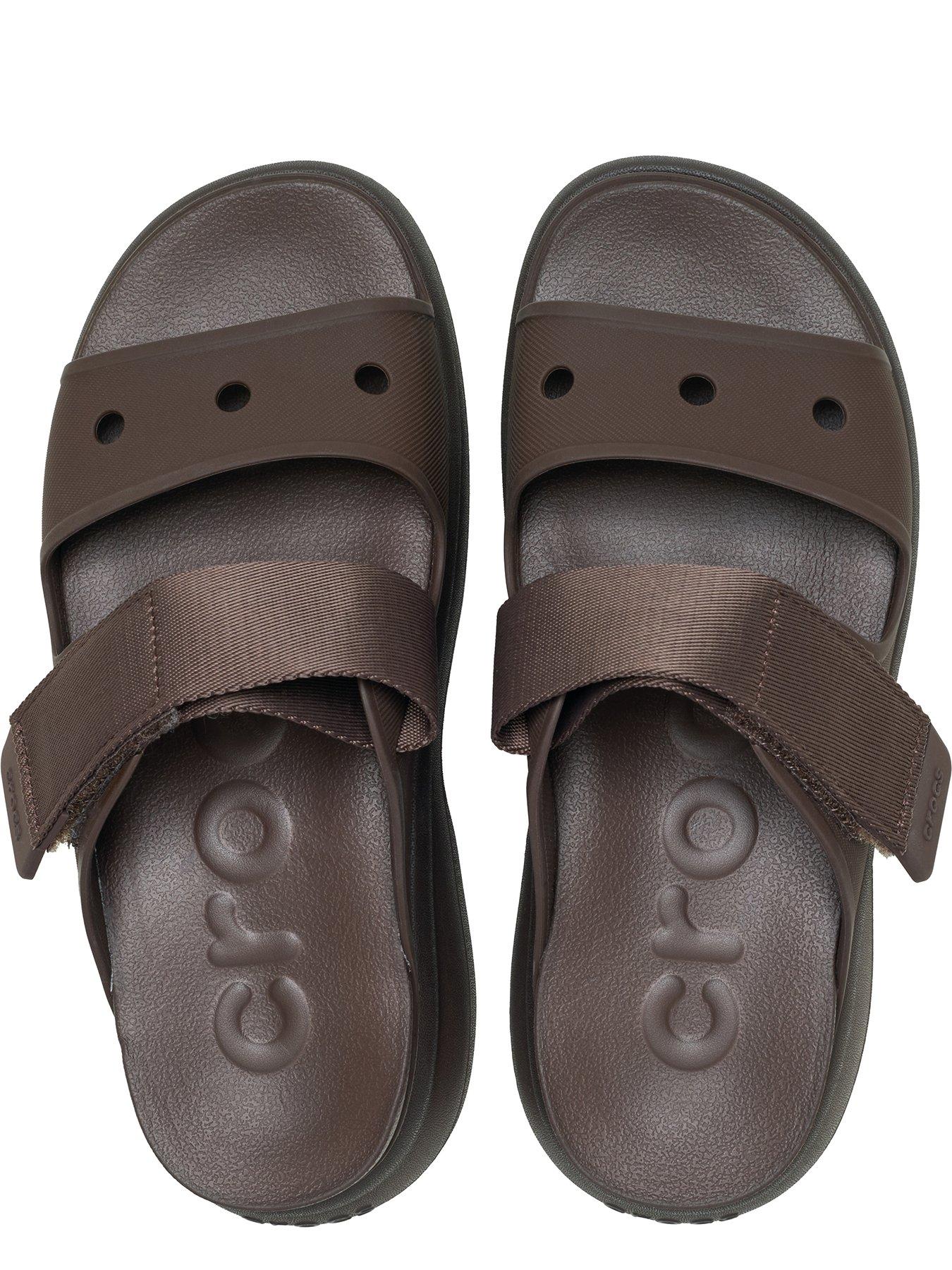  image of crocs-soho-two-strap-sandal-coffee