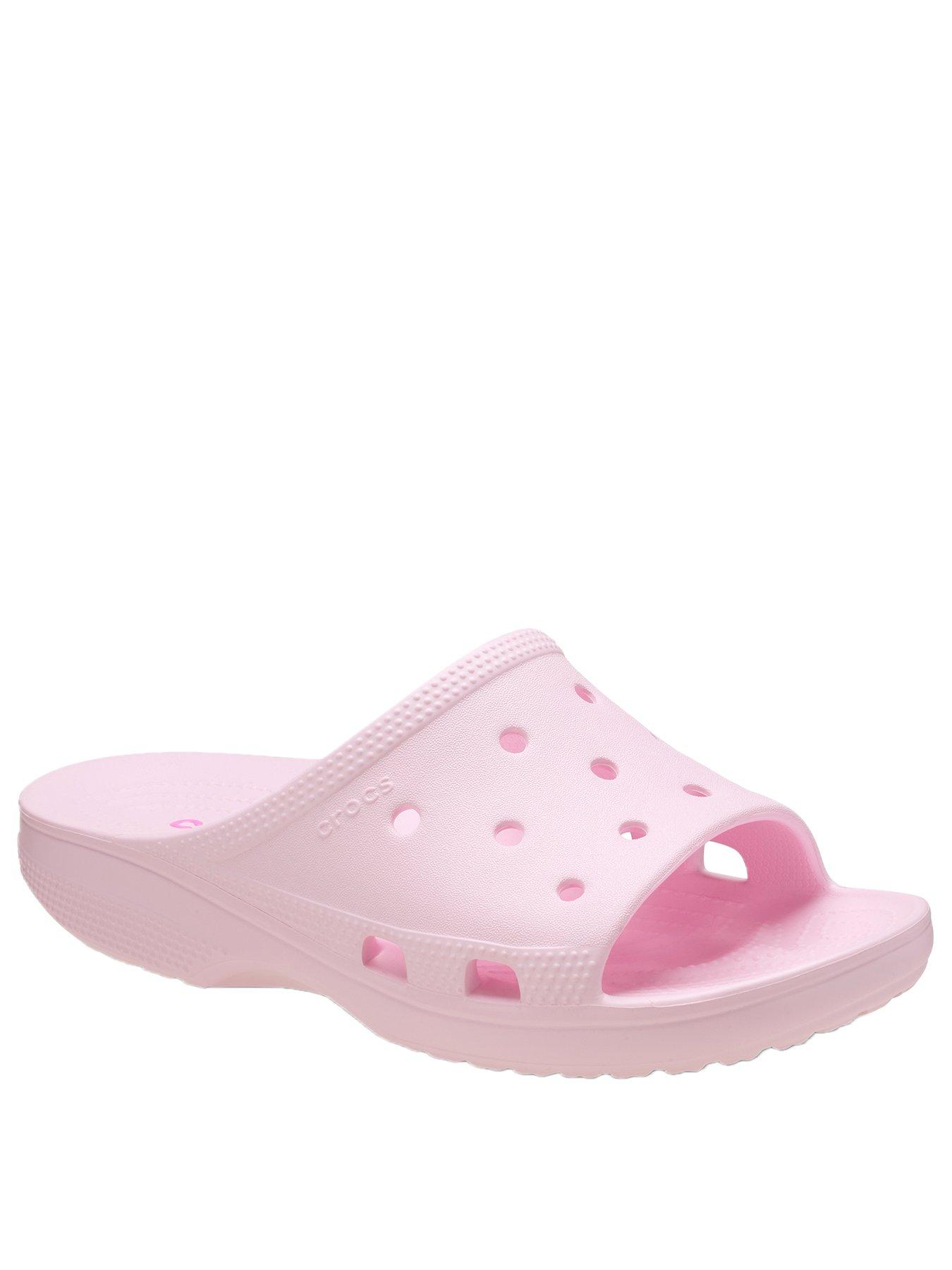 stillFront image of crocs-classic-slide-pink-milk