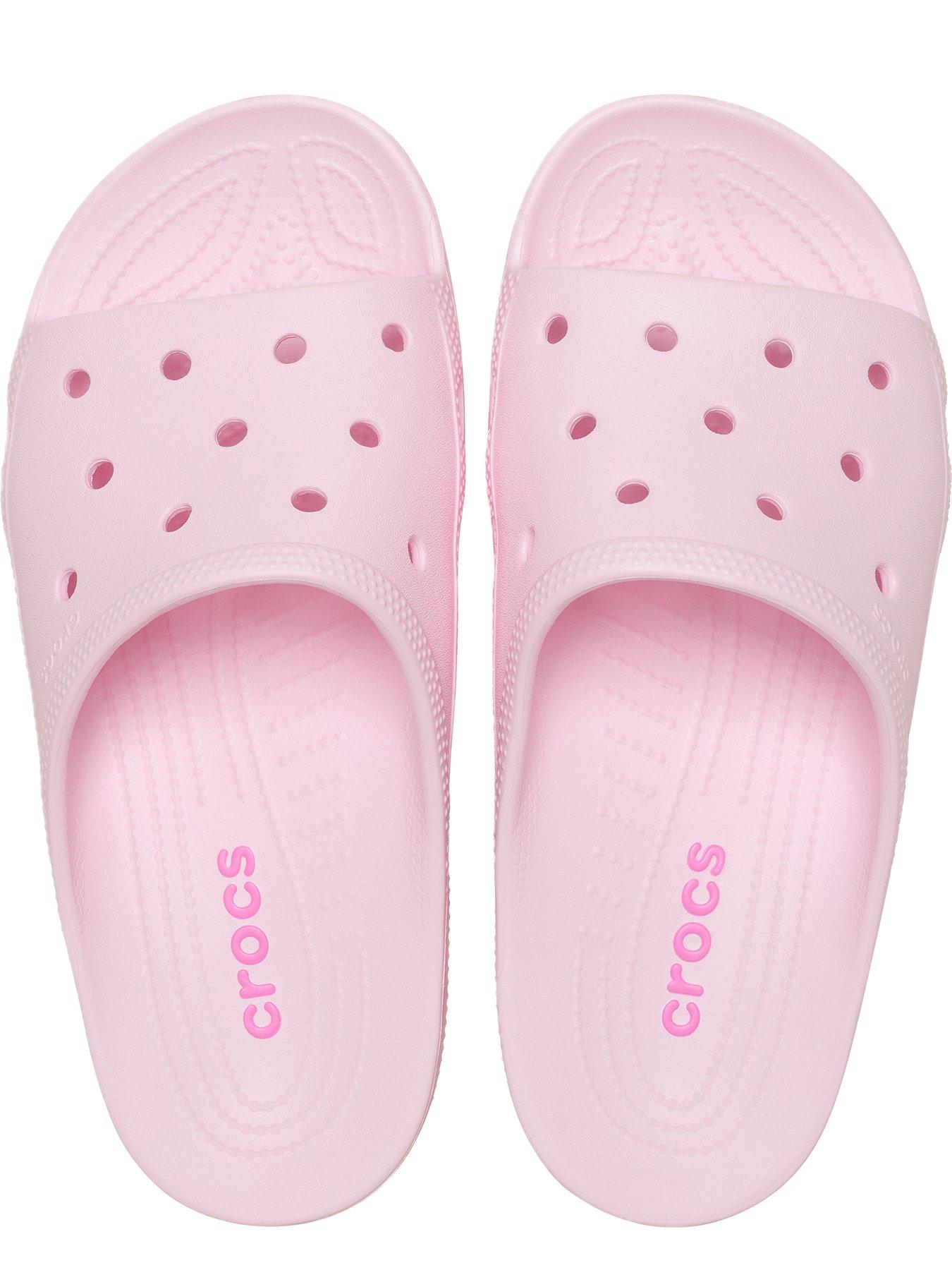  image of crocs-classic-slide-pink-milk