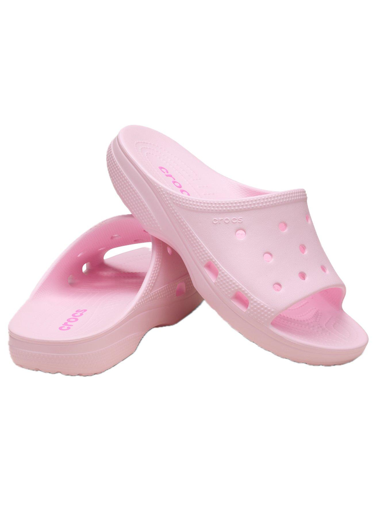  image of crocs-classic-slide-pink-milk