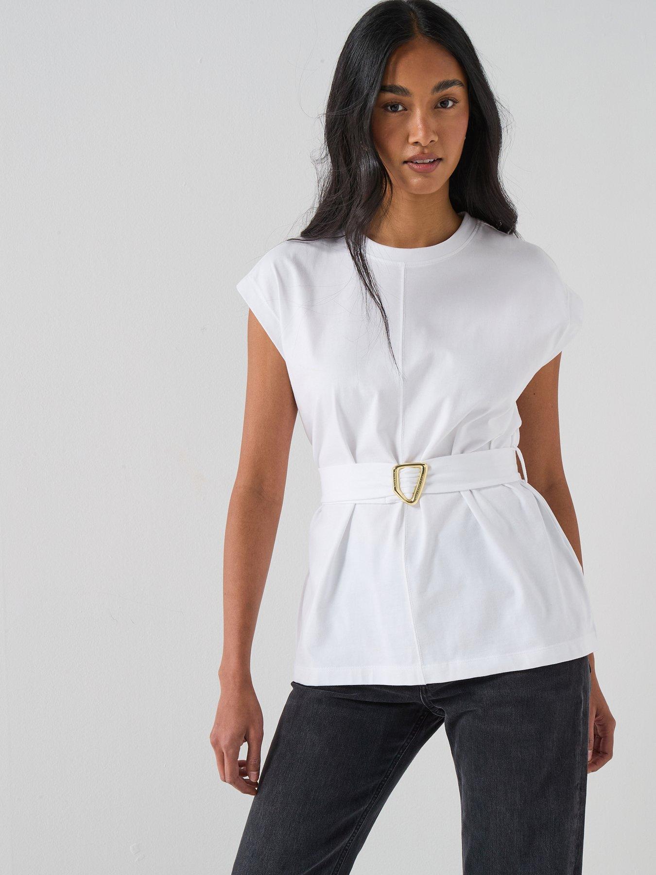 Image 1 of 6 of Barbour International Alexis Top - White