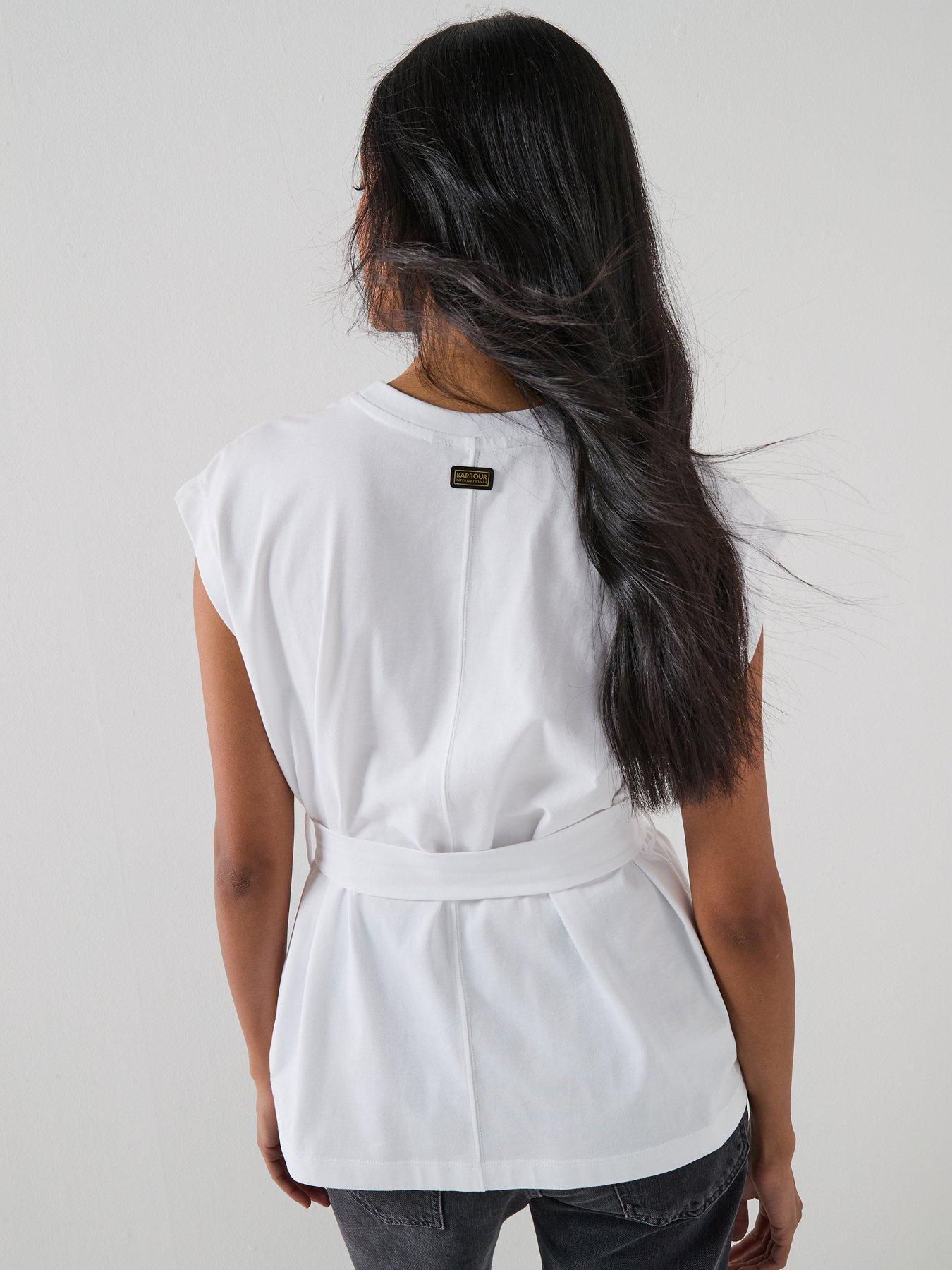 Image 2 of 6 of Barbour International Alexis Top - White