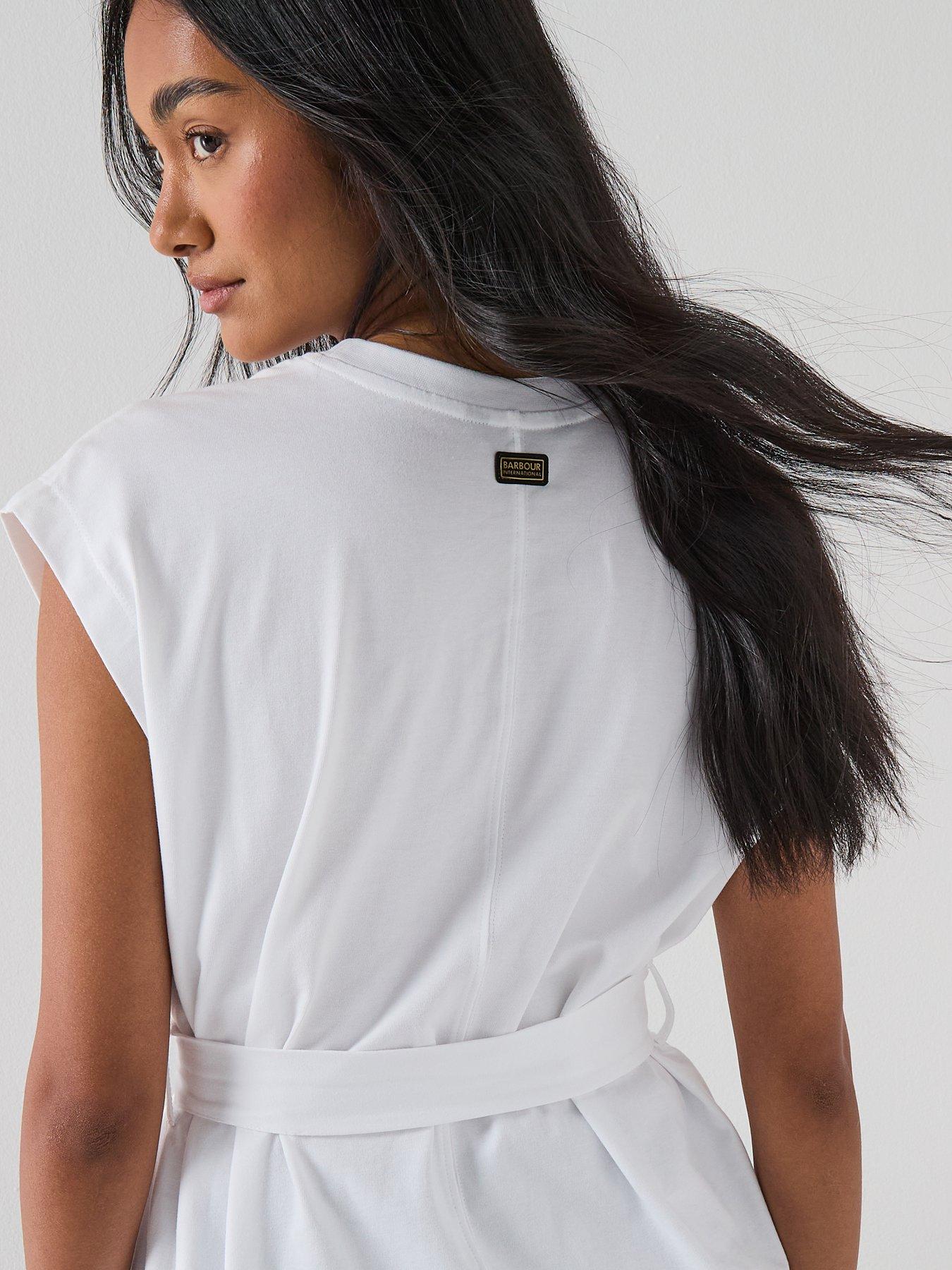 Image 6 of 6 of Barbour International Alexis Top - White