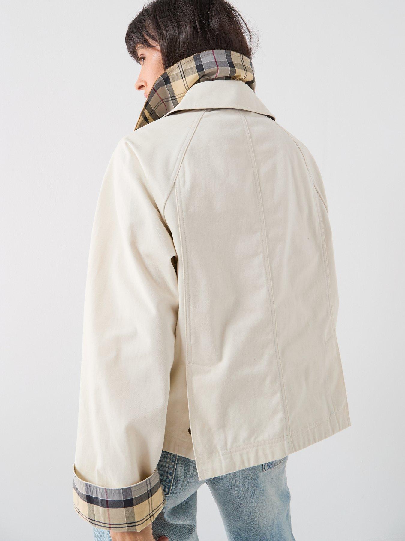 stillFront image of barbour-cropped-beadnell-casual-jacket-beige