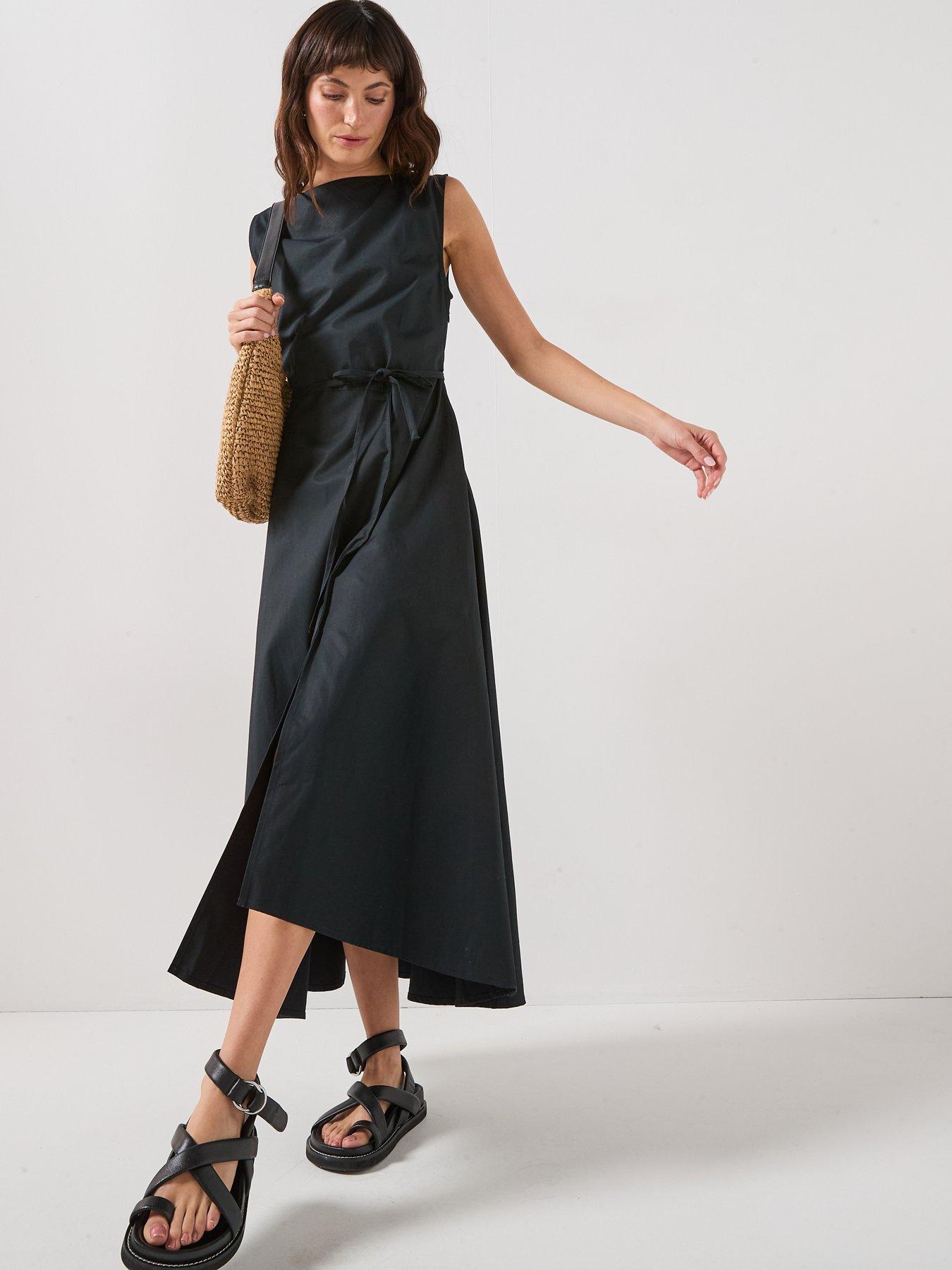 Image 3 of 6 of Barbour Liza Maxi Dress - Black