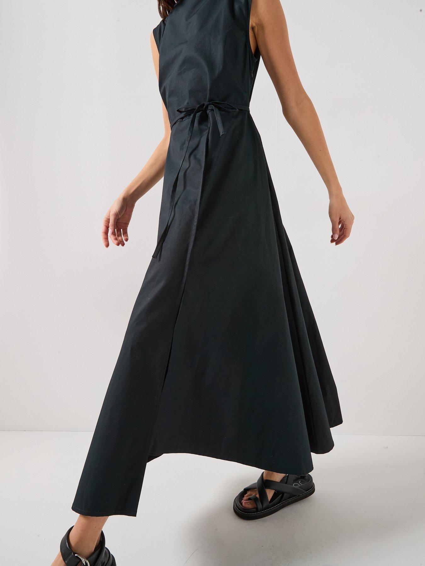 Image 4 of 6 of Barbour Liza Maxi Dress - Black
