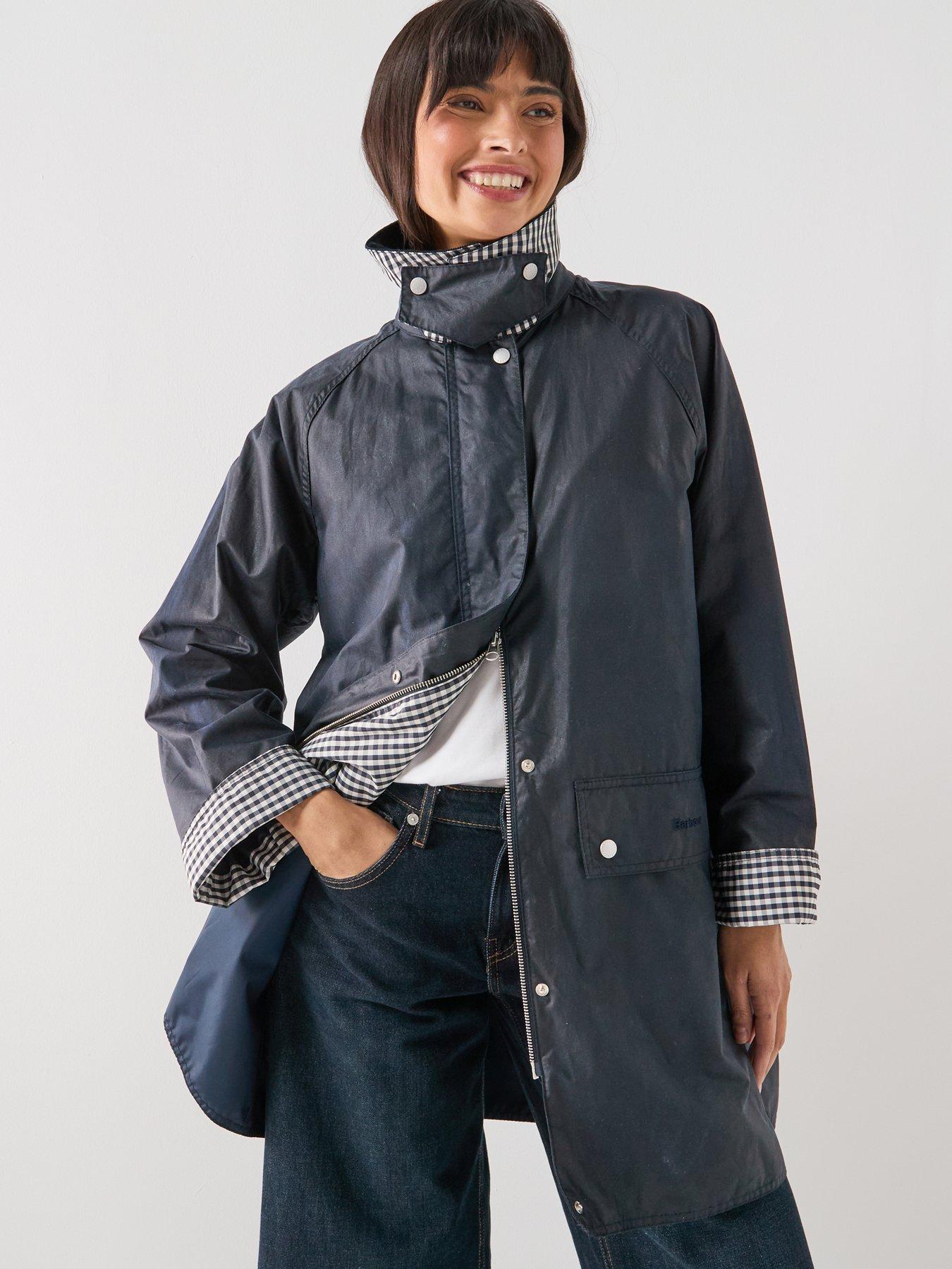 barbour-wren-wax-jacket-navy