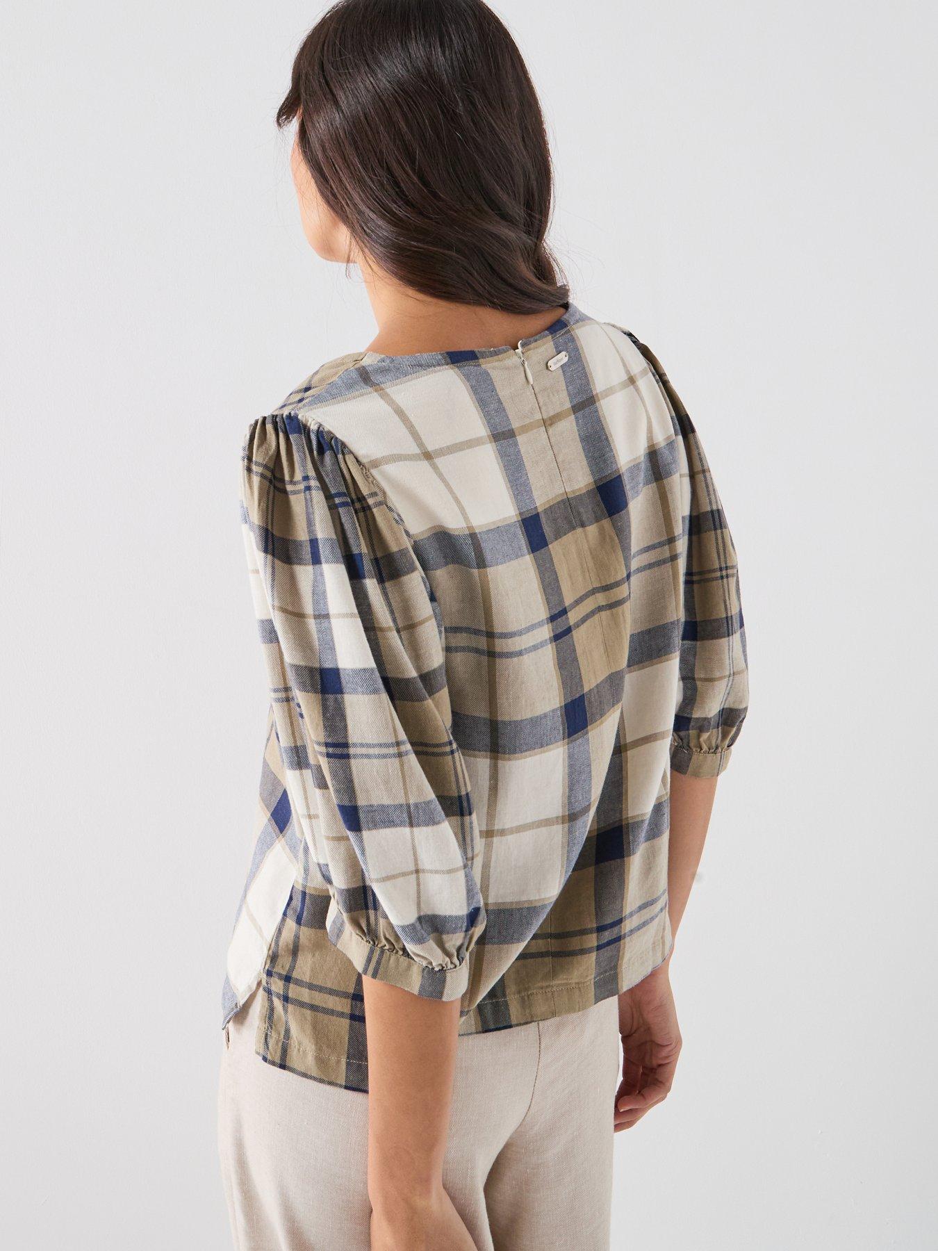 stillFront image of barbour-ballina-shirt-navy