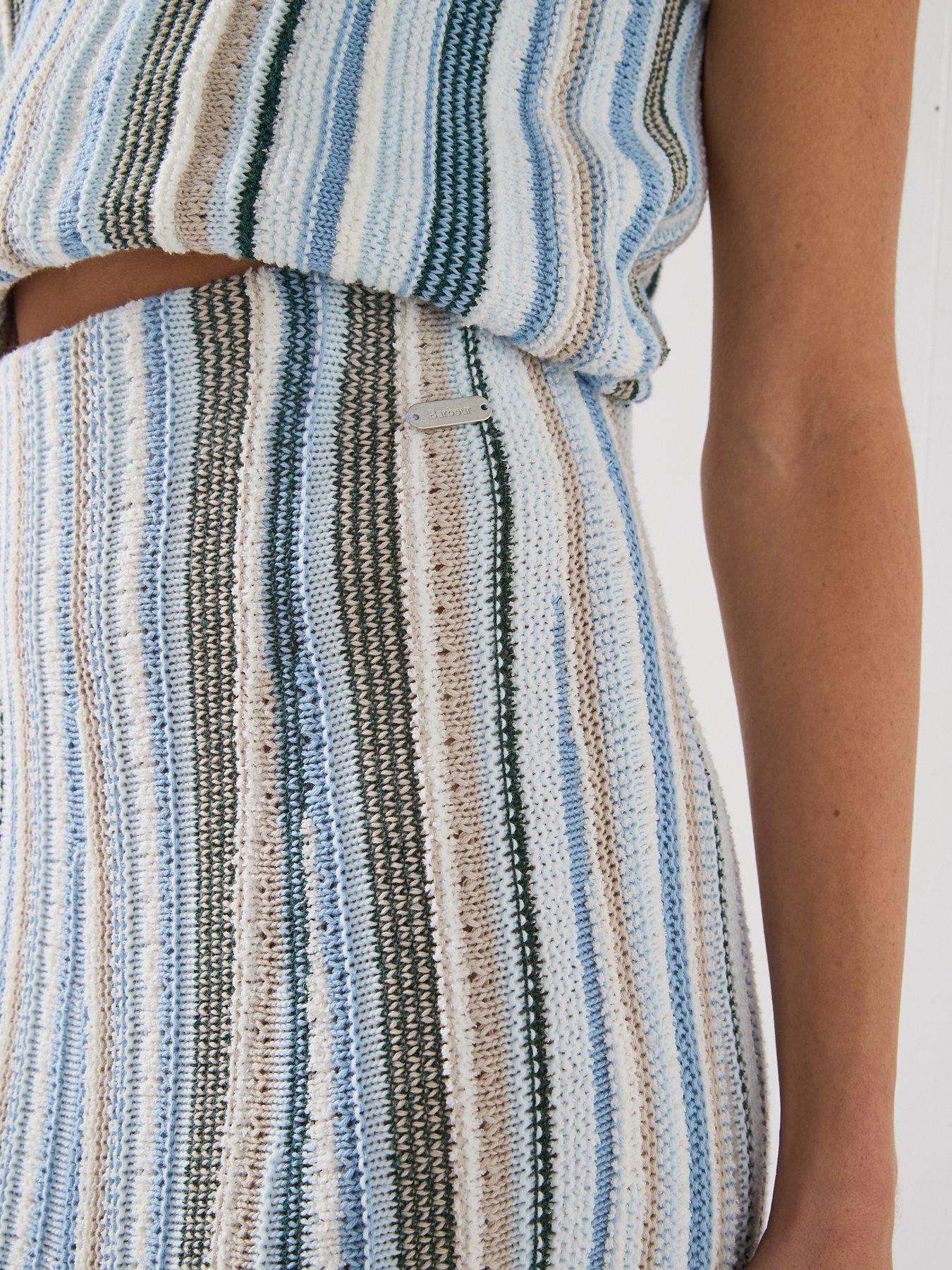 Image 4 of 6 of Barbour Josie Knitted Maxi Skirt - Multi