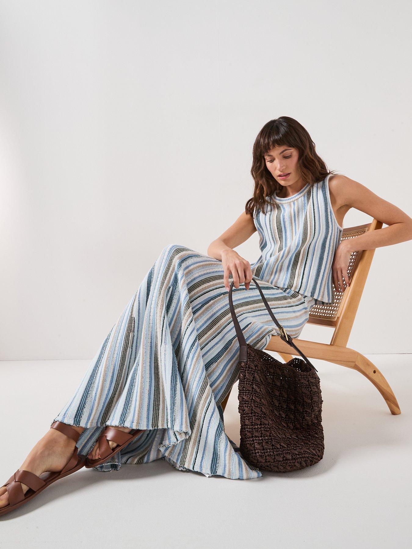 Image 5 of 6 of Barbour Josie Knitted Maxi Skirt - Multi