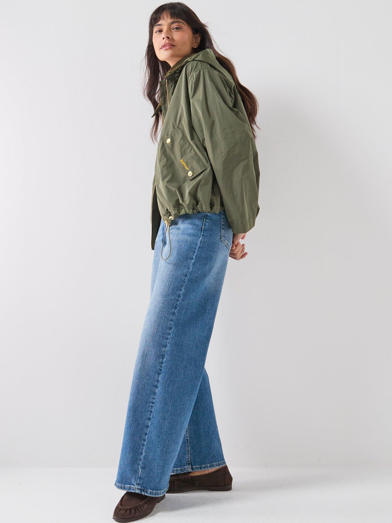  image of barbour-weaver-showerproof-jacket-green