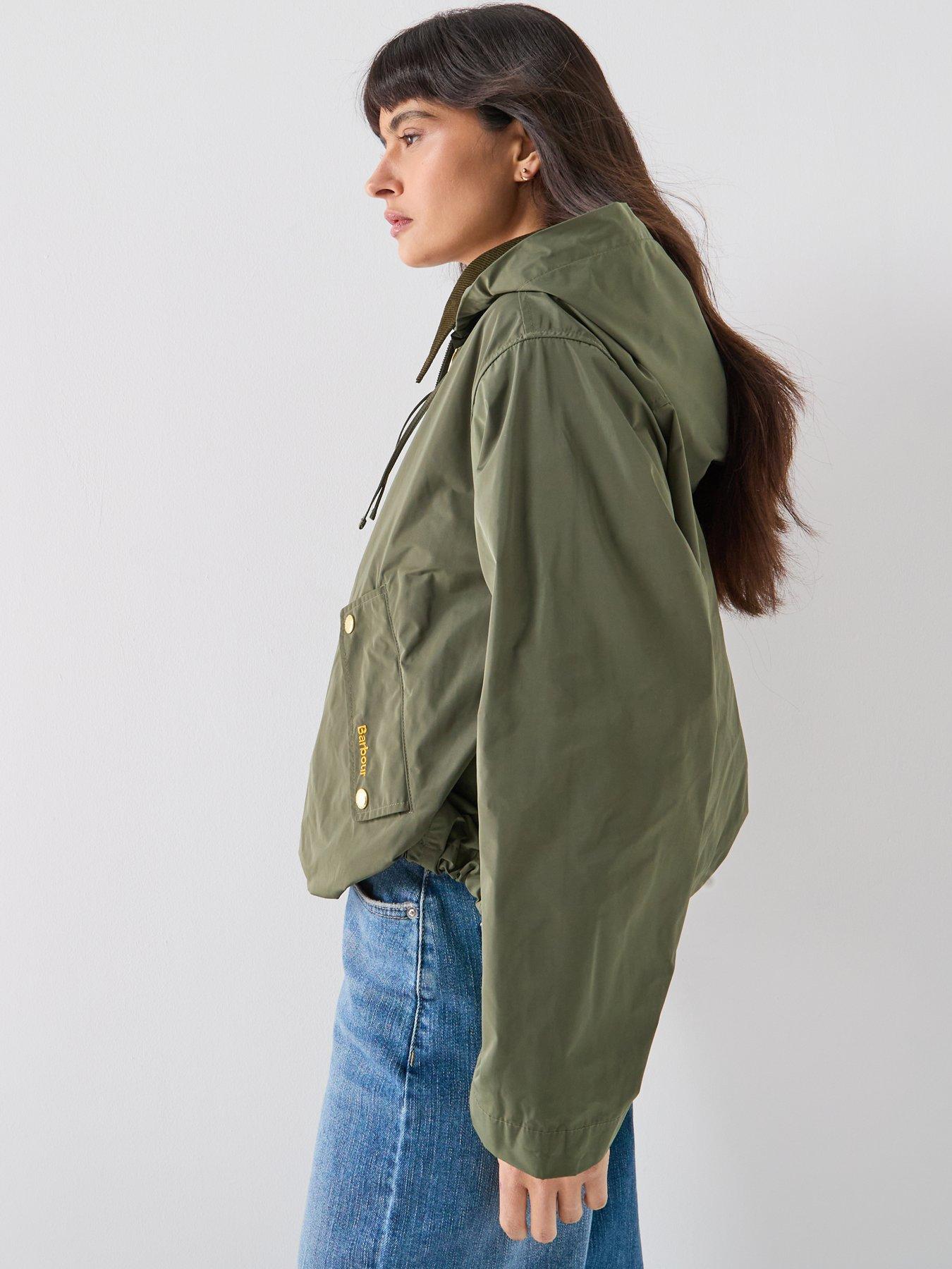  image of barbour-weaver-showerproof-jacket-green
