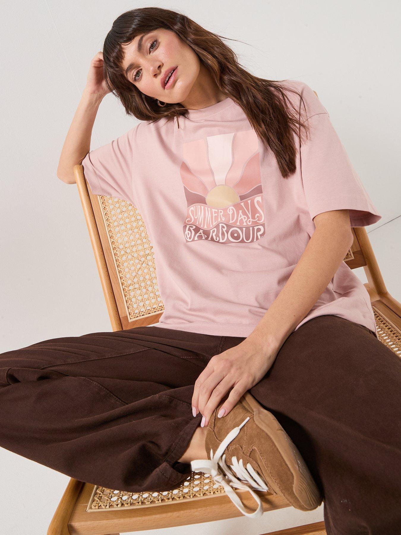 Image 4 of 6 of Barbour Melody T-shirt - Green